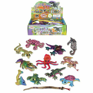 Animales de Arena Moldeables con Purpurina en Display (24 uds)
