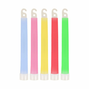 BARRITAS LUMINOSAS GLOW STICK - 15CM CON CORD&Oacute;N - COLORES MIX (25 uds.)