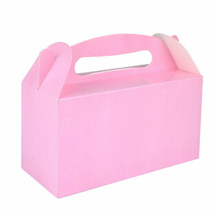 Caja de Men&uacute; - Rosa Beb&eacute; - 23x9.5x18 Cm (12 ud.)