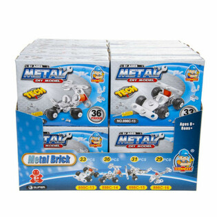 Expositor Construye tu Propio Veh&iacute;culo de Metal (24 uds.)