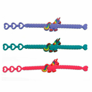 Pulseras de Unicornio de Silicona (12 uds.) - Colores Surtidos