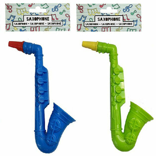 SAXOF&Oacute;N - 16 CM DE ALTO - COLORES MIXTOS (12 uds.)