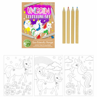 Set de Dibujo Unicornio ECO-FRIENDLY (25 unidades)