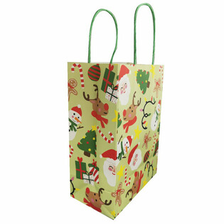 Bolsas de Regalo Navide&ntilde;as de Papel (12 unidades)