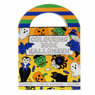 Peque&ntilde;os Libros de Colorear de Halloween con Pegatinas (48 Unidades)