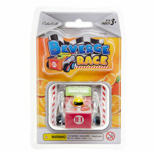 COCHE DE CARRERAS PULLBACK - BEVERAGE RACE CAR (12 Unidades)