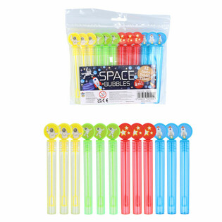 Varitas de Pompas de Jab&oacute;n Espacio (12 Unidades)