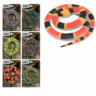 Serpiente Animal World en Tarjeta (60 cm) - Expositor 24 uds.