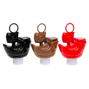 Barco Pirata para Pesca de Patitos - Colores Mixtos - 8 cm (15 uds)