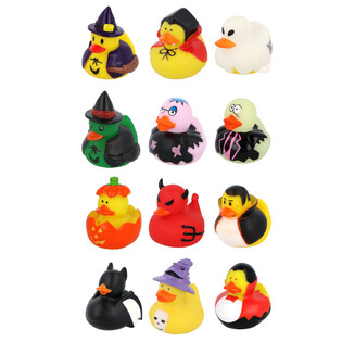 Patitos de Goma Halloween Mix (12 unidades) - 6 x 5 cm
