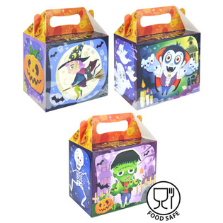 CAJA MEN&Uacute; - HALLOWEEN 14 x 9,5 x 18 cm (12 uds.)