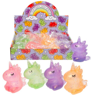 Unicornio Squeeze / Squishy en Expositor (12 uds.)