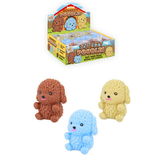 Caniches Stretchy Squishy en Expositor (12 unidades)