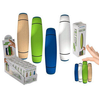 AMAZING FINGER STICK - MADERA EN CAJA - COLORES MIX EN EXPOSITOR - 3x9 Cm (24 uds)