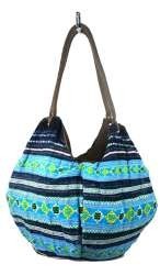 Art.nr: 97732C - Bolso B-FAIR Pouche Marr&oacute;n/Azul/Amarillo (1 ud)