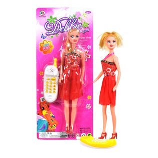 MU&Ntilde;ECA DEBBY CON TEL&Eacute;FONO EN TARJETA (6 uds.)