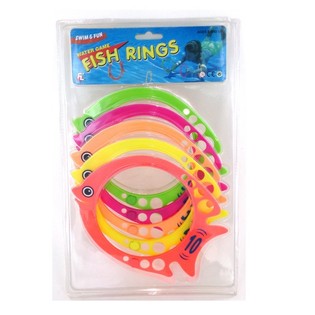 Peces de buceo en tarjeta bl&iacute;ster (6 uds.)